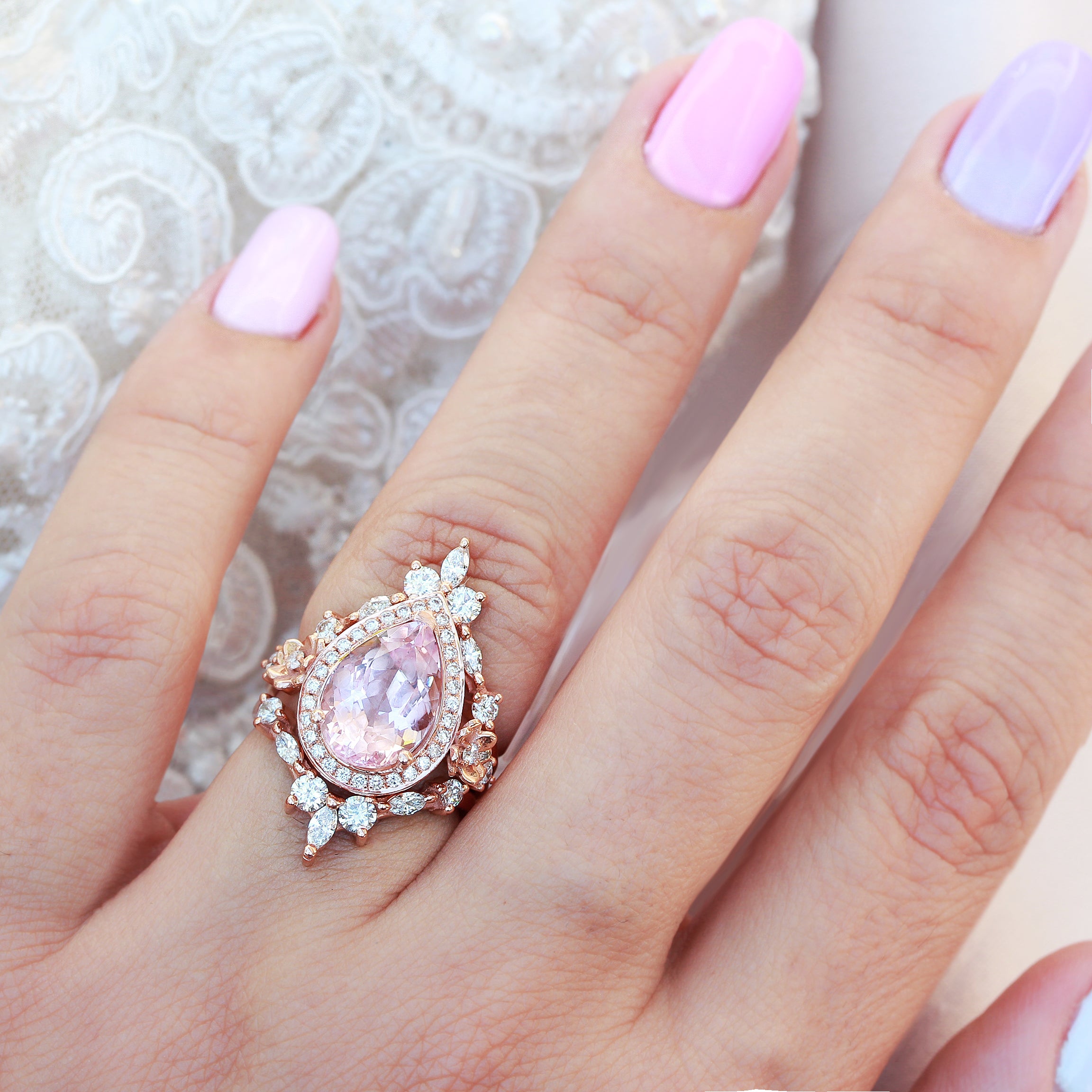 Marchesa Aquamarine Diamond Ring – Adornment + Theory